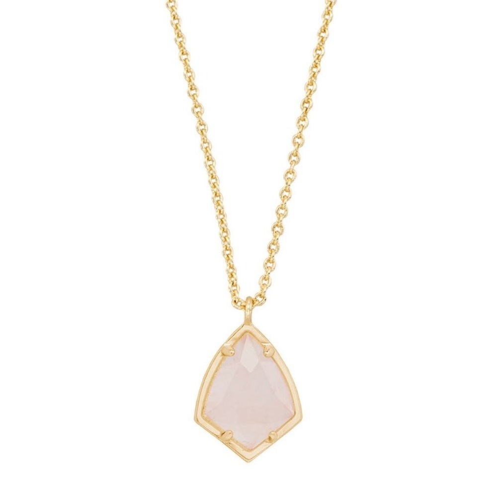 NWT Kendra Scott Rose Quartz Necklace